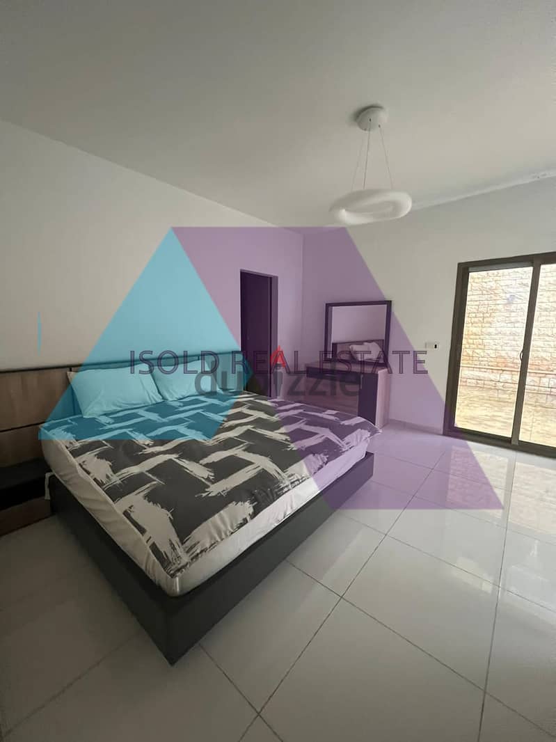 Furnished 280m2 duplex apartment with a terrace for rent in Ain Saadeh