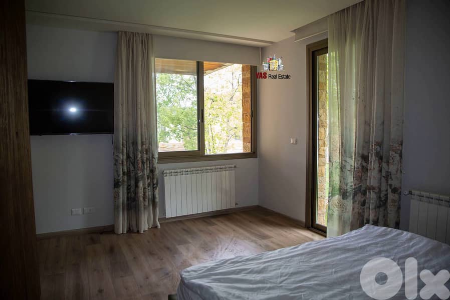 Faqra / RedRock 235m2 230m2 Garden Duplex Chalet Decorated PA