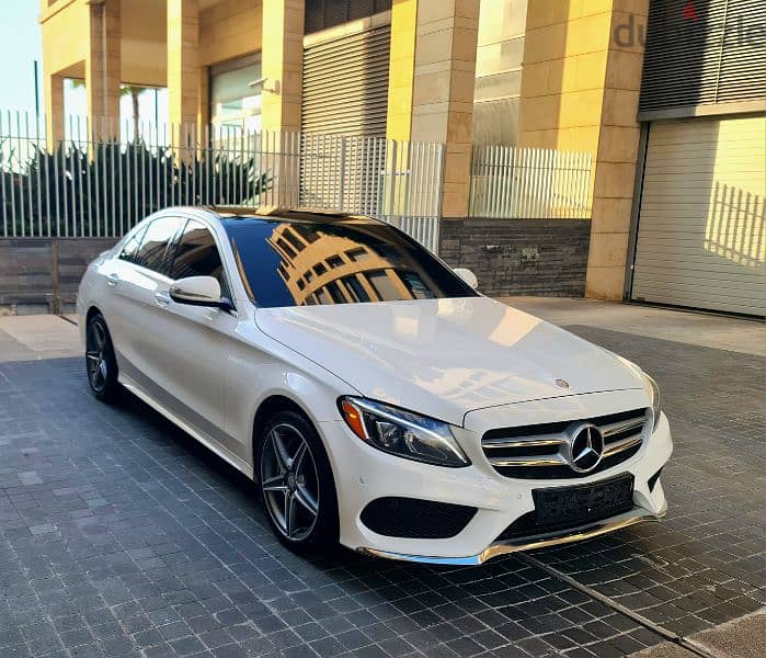 Mercedes Benz C300 2015 4matic amg line clean carfax Cars for Sale
