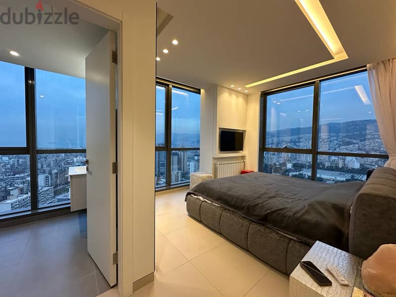 Furnished apartment for rent in tower Demco 44 Dekwaneh Apartments