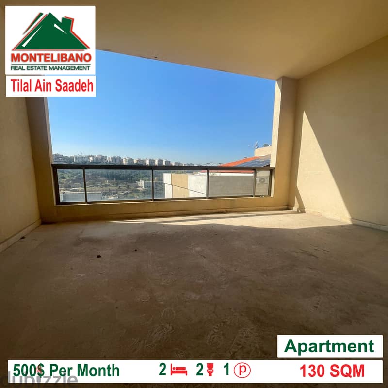 Apartment for rent in Tilal Ain Saadeh!! Apartments & Villas For Rent