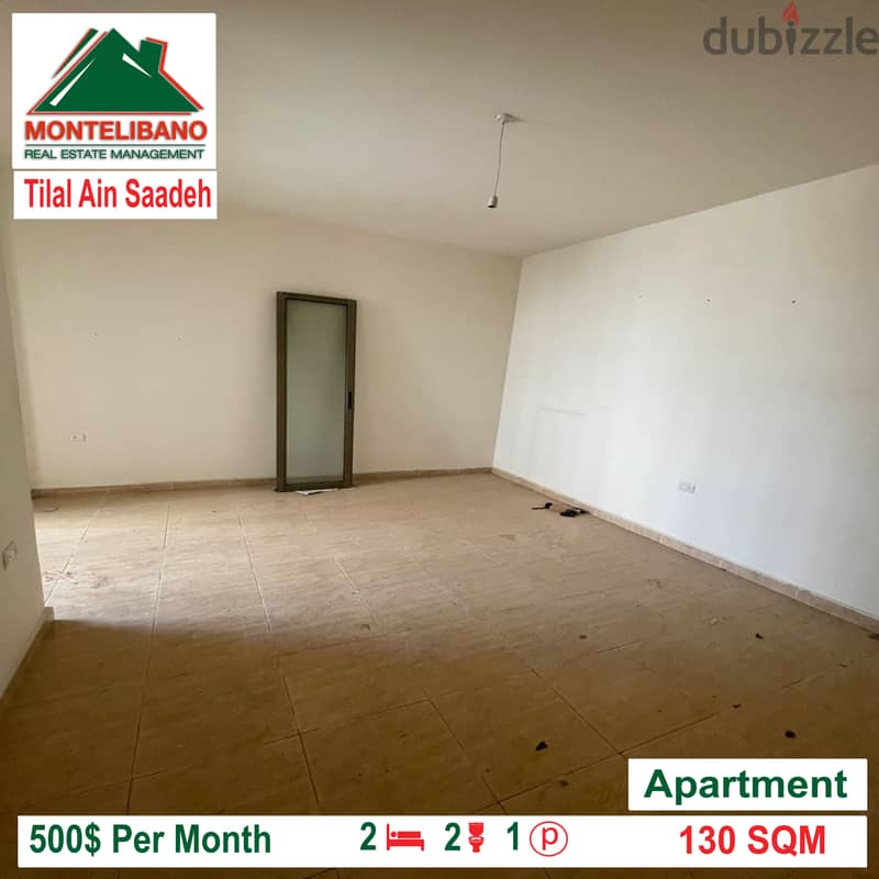 Apartment for rent in Tilal Ain Saadeh!! Apartments & Villas For Rent