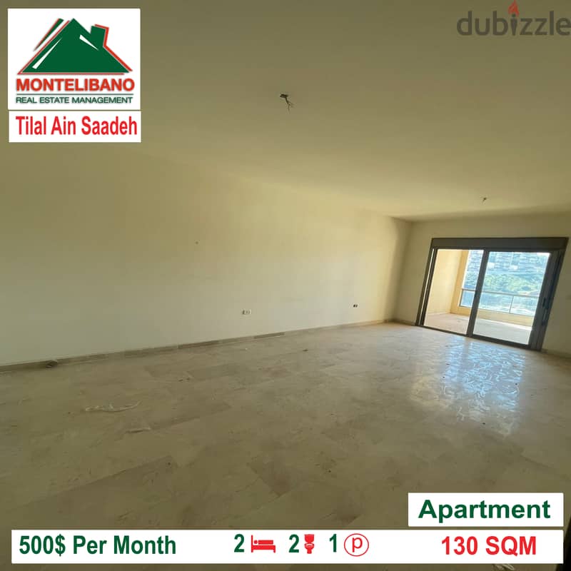 Apartment for rent in Tilal Ain Saadeh!! Apartments & Villas For Rent