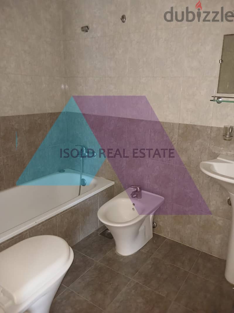 SemiFurnished 200m2 apartment+open view for rent in Kennebet Broumana