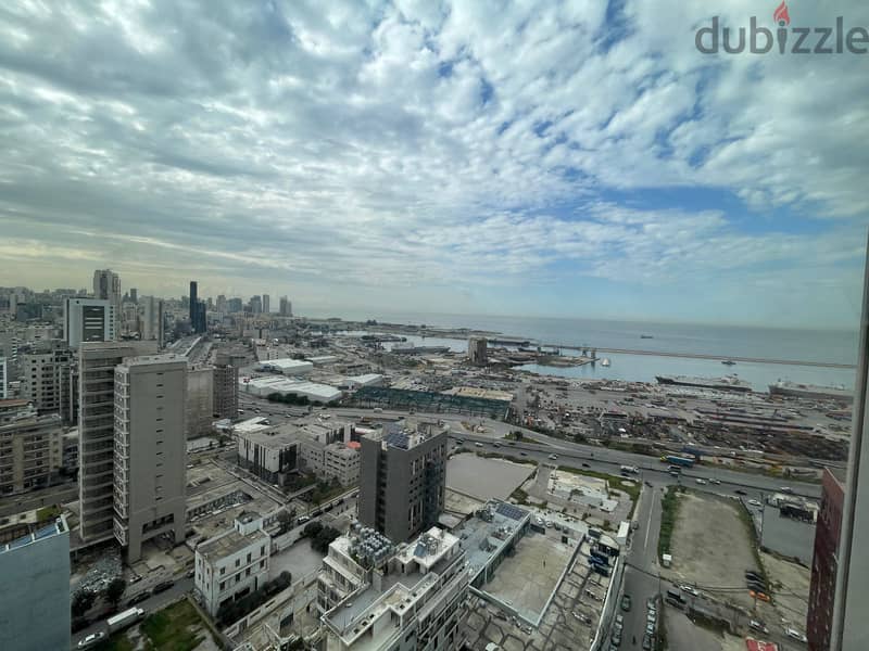 HighFloor Apartment for Sale in Mar Mikhael with Open Sea view