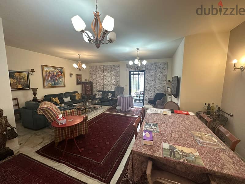 Ground floor apartment with 100 Sqm Garden in Broumana, Mountain view