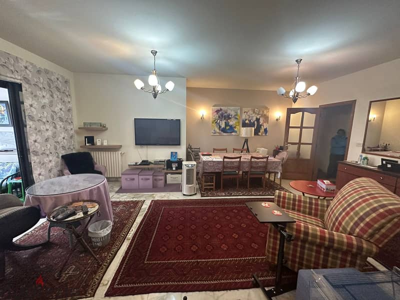 Ground floor apartment with 100 Sqm Garden in Broumana, Mountain view