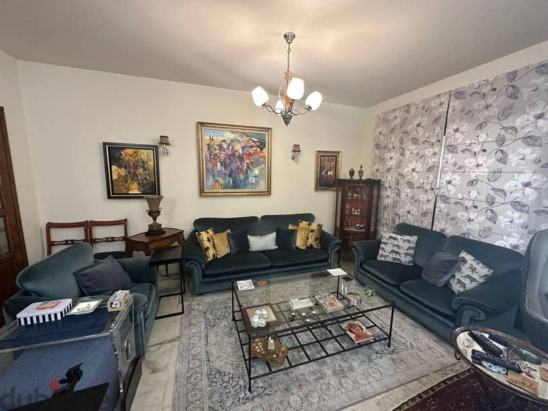 Ground floor apartment with 100 Sqm Garden in Broumana, Mountain view