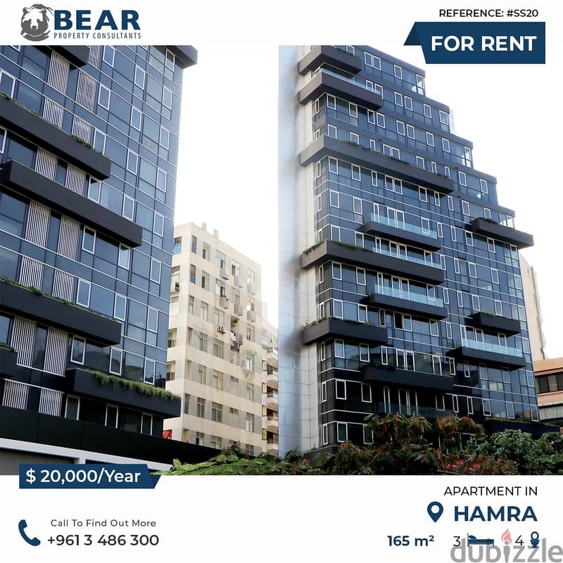 Fully furnished apartment for rent in hamra prime location Apartments & Villas For Rent