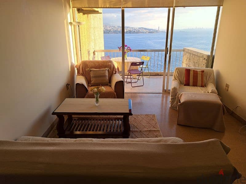 Aquamarina 1 seafacing apartment with view of Jounieh&Beirut