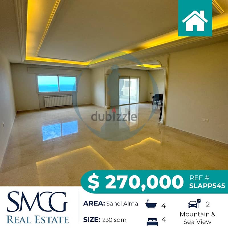 Apartment for sale in Sahel Alma شقة للبيع في ساحل علما Apartments