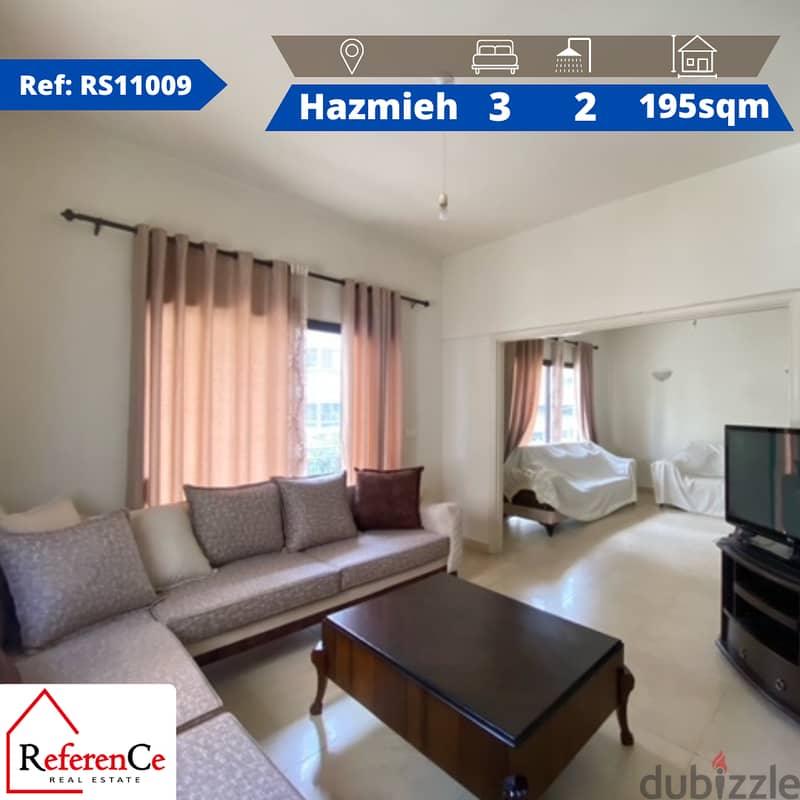 Furnished apartment for rent at Hazmieh شقة مفروشة للإيجار في الحازمية