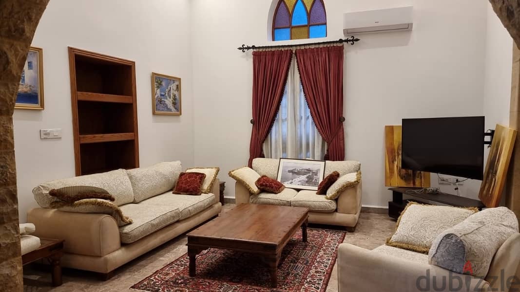 200 Sqm+ 50 Sqm Garden Furnished apartment for rent in Beit Meri