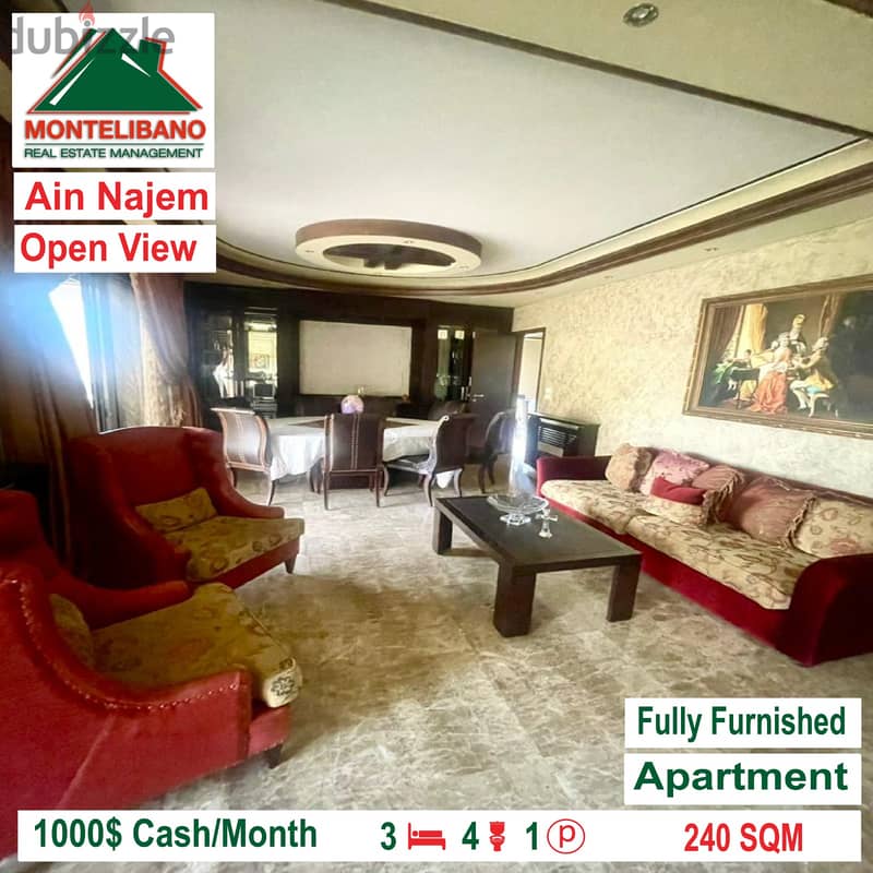 Apartment for rent in Ain Najem!!! Apartments & Villas For Rent