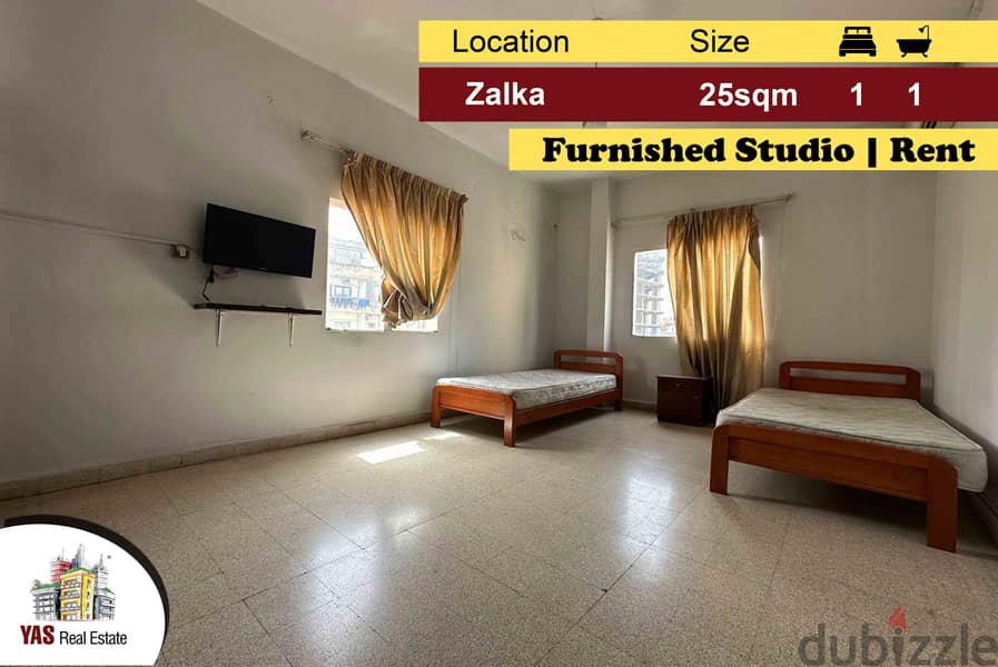 Zalka 25m2 Studio for Rent Furnished Prime Location KA