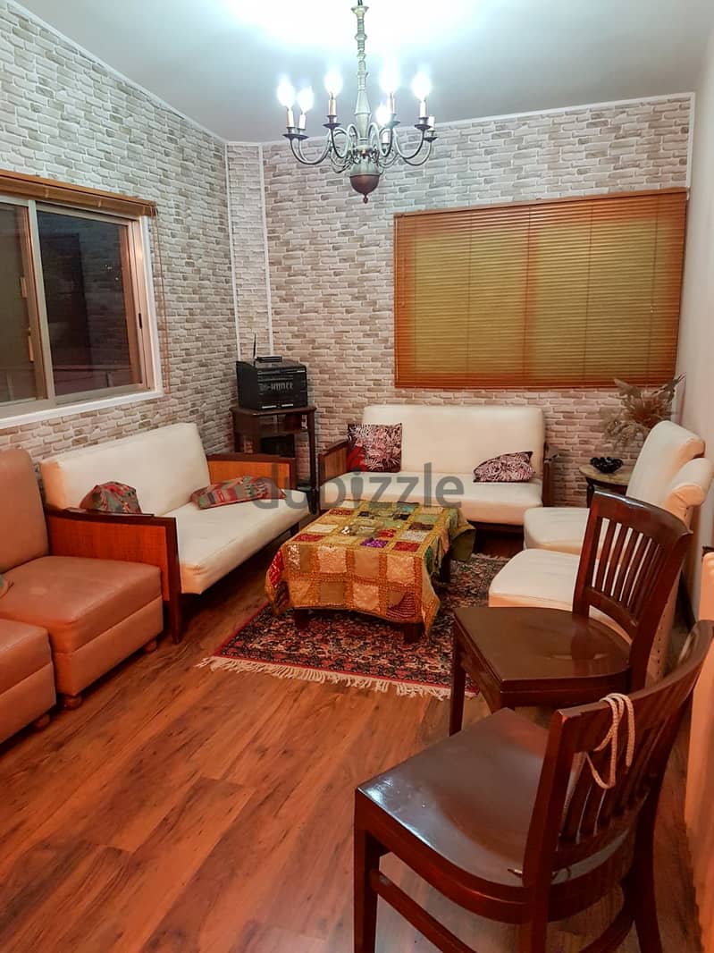 125 SQM Fully Furnished Apartment in Elissar, Metn with Sea View