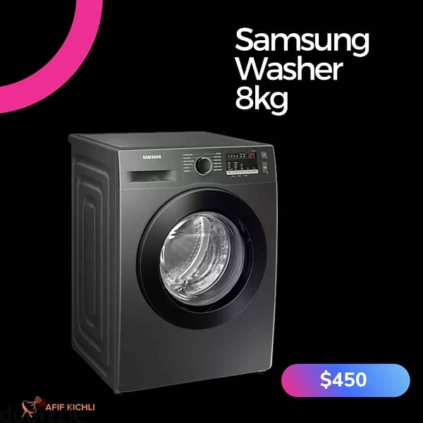 Campomatic Samsung 7kgs 8kgs غسالة كفالة شركة Washing Machines