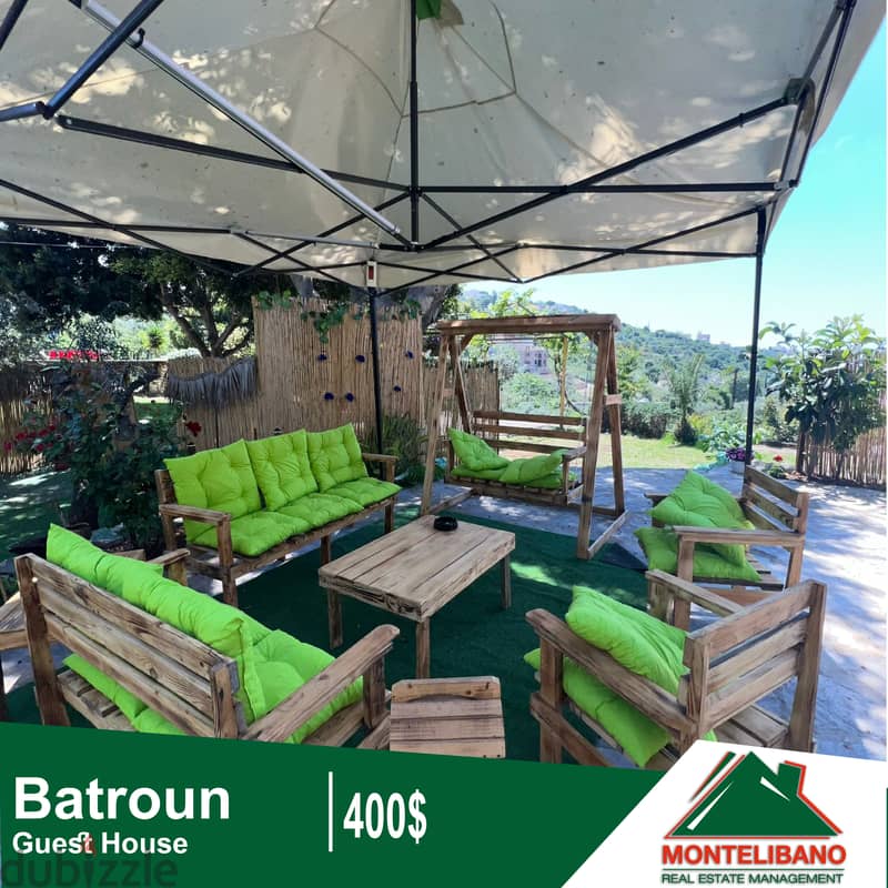 Guest House For Rent!! 400 in Batroun!! Apartments & Villas For Rent