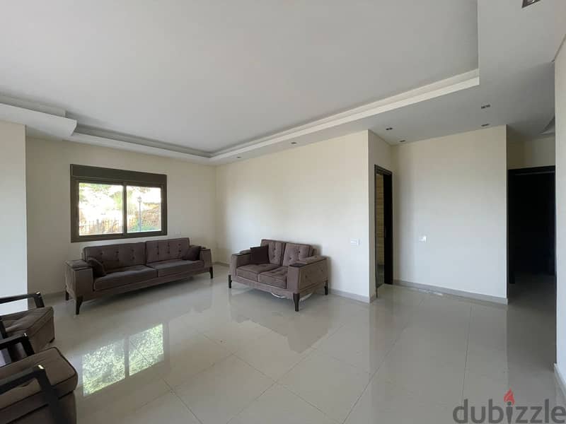 Bikfaya Brand New 165m² + 165m² Terrace Open View Semi Furnished