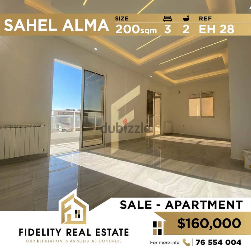Apartment for sale in Sahel Alma EH28 Apartments & Villas For Sale