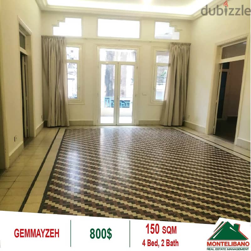 800!! Apartment for Rent located in Gemmayze!! Apartments & Villas