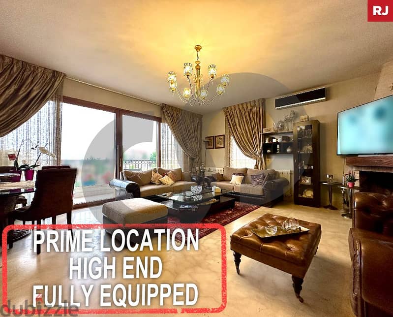 140 sqm apartment on a quiet street in Bhamdoun/بحمدون REFRJ107015