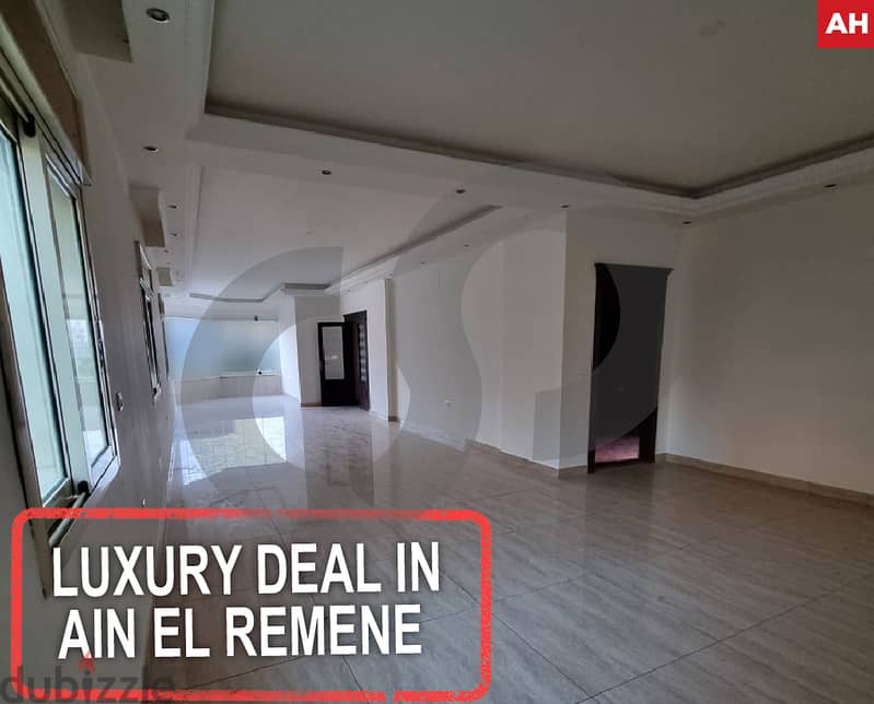 luxury apartment for sale in ain el remene/عين رمانة REFAH107187