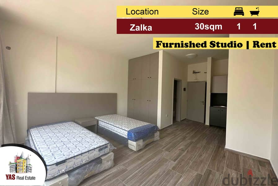 Zalka 30m2 Furnished Studio Rent Cozy Main road MJ