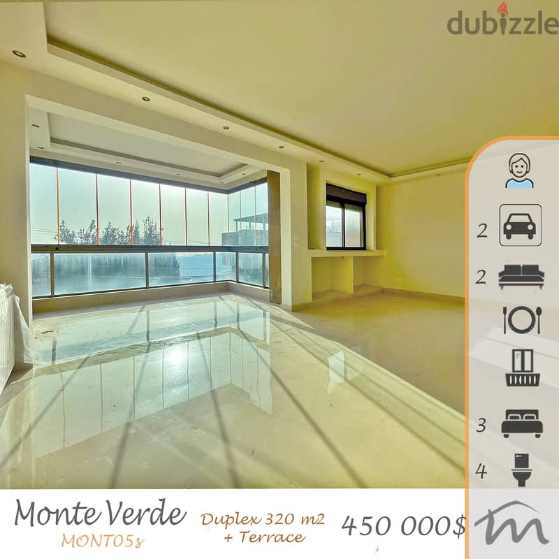 Monteverde Modern 320m² Duplex 2 Underground Parking Open View