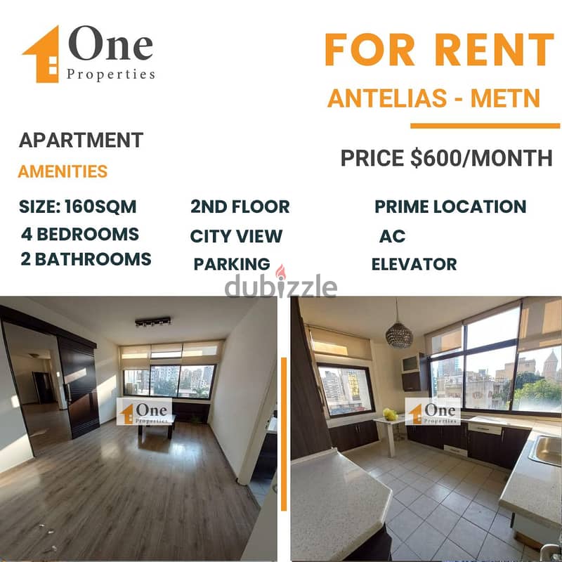 APARTMENT FOR YEARLY RENT IN ANTELIASMETN(PRIME LOCATION) Apartments