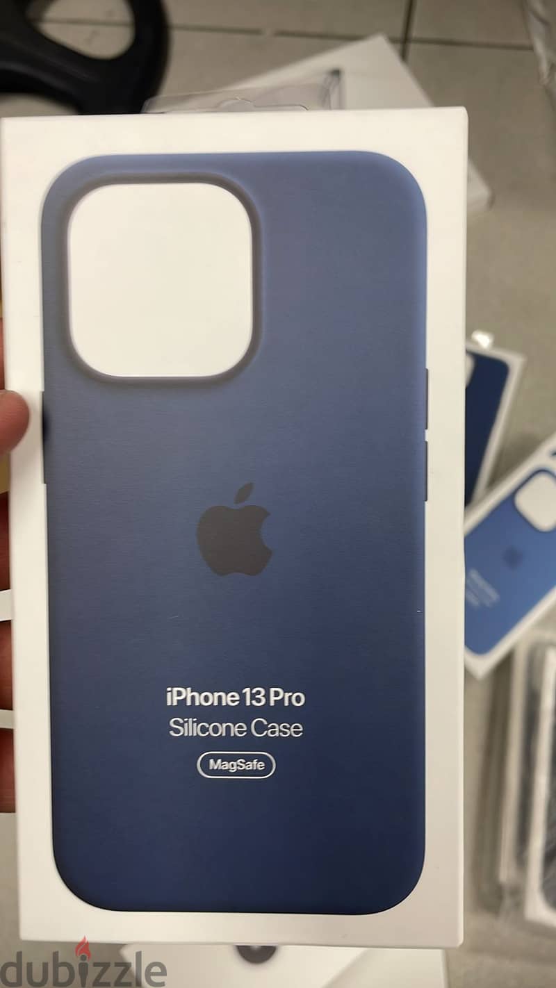 silicone case magsafe iphone 13 pro abyss blue Mobile Accessories