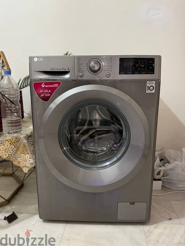LG 7kg like New washing machine غسالة أفول أوتوماتيك ٧ كغ Washing