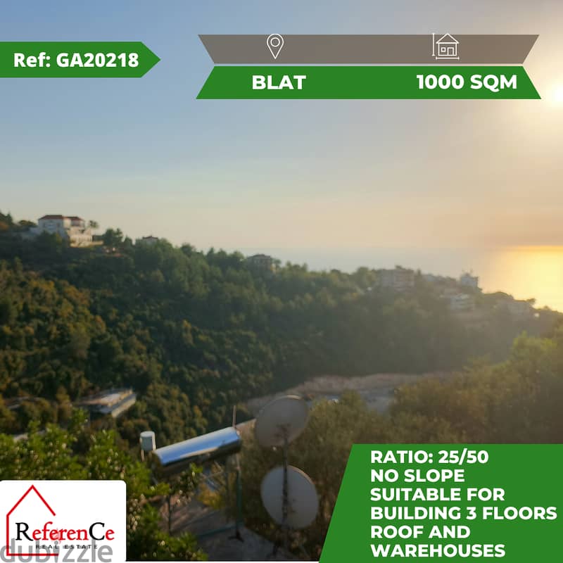 Prime land for sale in Blat ارض للبيع في منطقة بلاط Lands for Sale