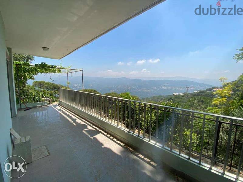 * 180 Sqm + 200 Sqm Garden + Terrace Apartment Broummana Apartments