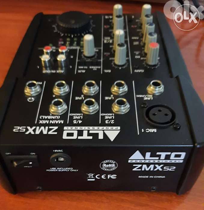 Alto ZMX52 mixer mixing console Musical Instruments 112329923