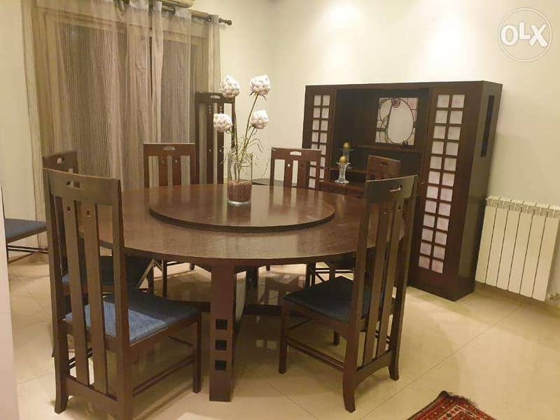 Vintage Charles Rennie Mackintosh Dining table ,chairs, and sideboard