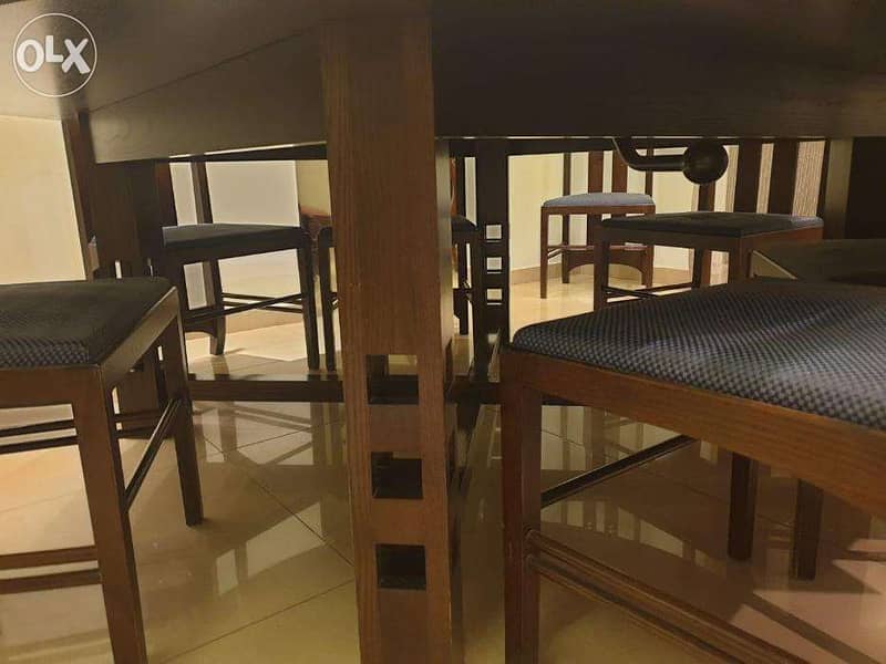 Vintage Charles Rennie Mackintosh Dining table ,chairs, and sideboard