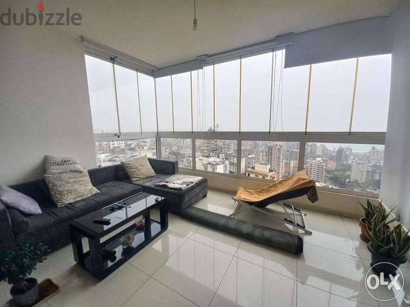110 Sqm Apartment for Sale in Jal El Dib Mountain and Sea view