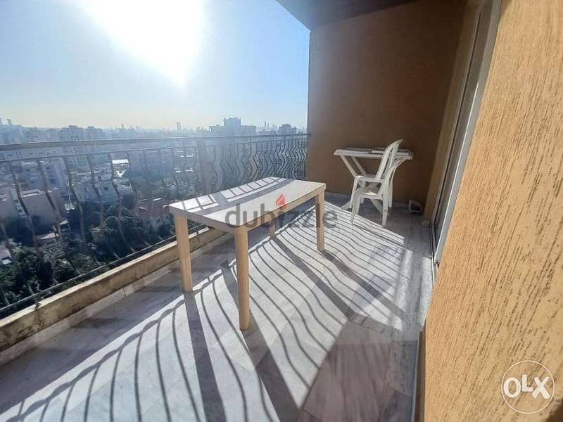 150 Sqm Fully furnished apartment Zalka Beirut and Sea view شقق