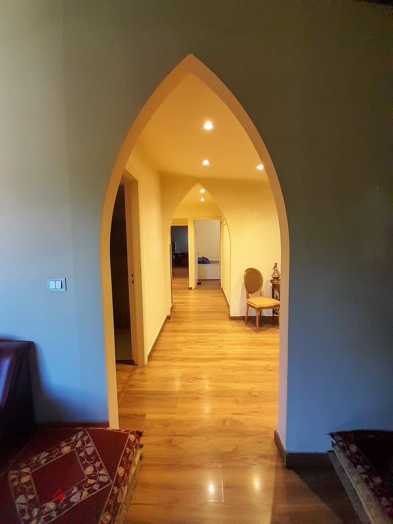 550 SQM Apartment in Broumana with Sea and Mountain View with Garden