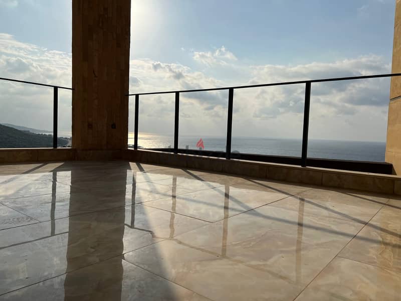 Lux new 222 m2 Duplex apartment + Amazing Sea View for sale in Batroun