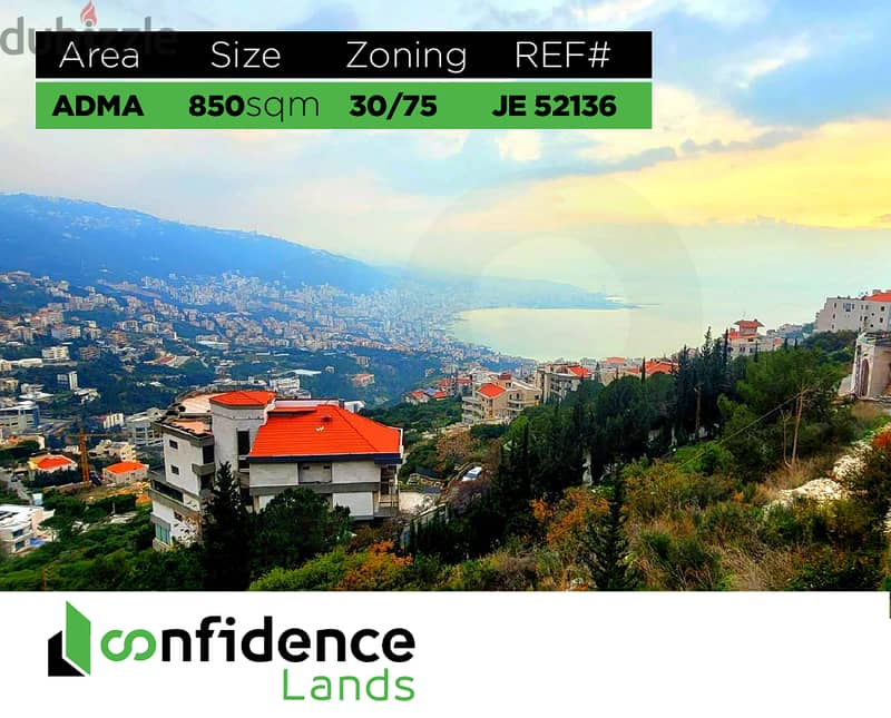 Wonderful Sea View Land for sale in Adma (Fatka)! REFJE52136 Lands