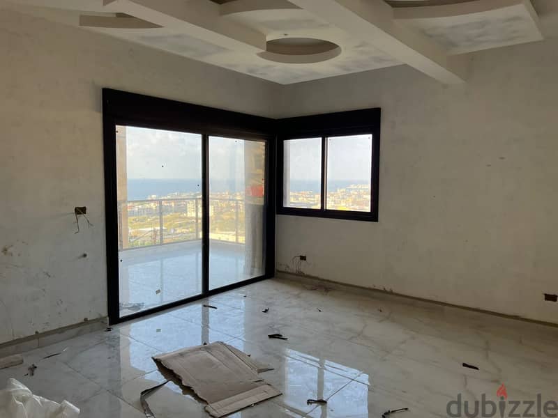 124m2 apartment + 50m2 terrace + open sea view for Sale in Batroun
