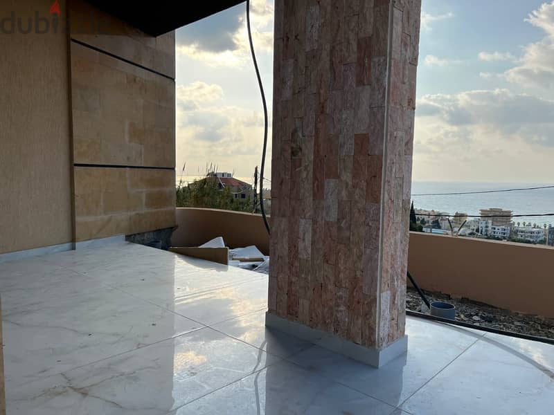 124m2 apartment + 50m2 terrace + open sea view for Sale in Batroun