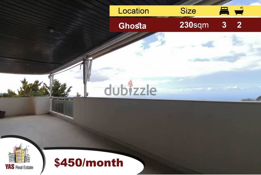 Ghosta 230m2 Luxury Furnished Rarely Used Rent Sea View Apartments & Villas For