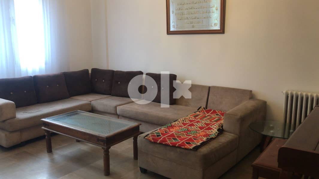 L10644 SemiFurnished Apartment For Rent with Terrace In Ain altineh