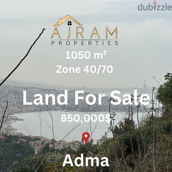 Adma 1050 m² Panoramic View Lands for Sale 114140244