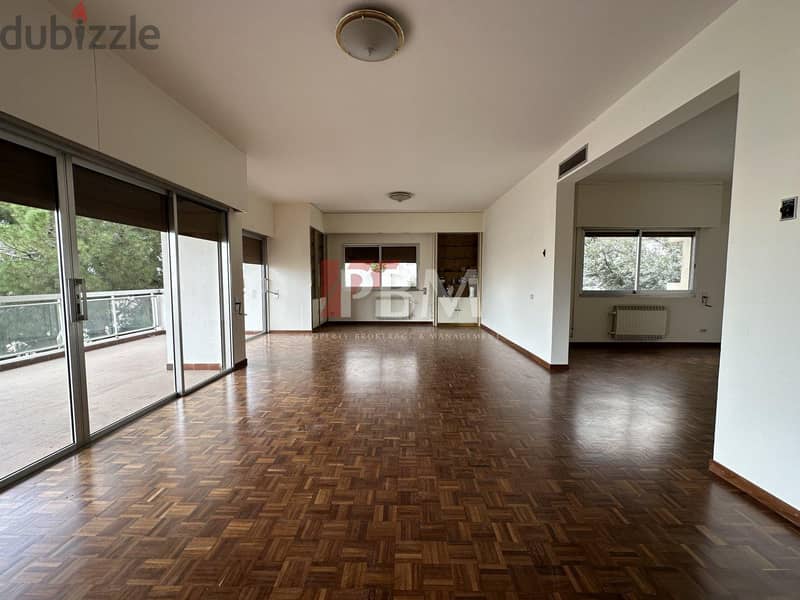 Comfortable Apartment For Rent In Hazmieh Balcony 260 SQM