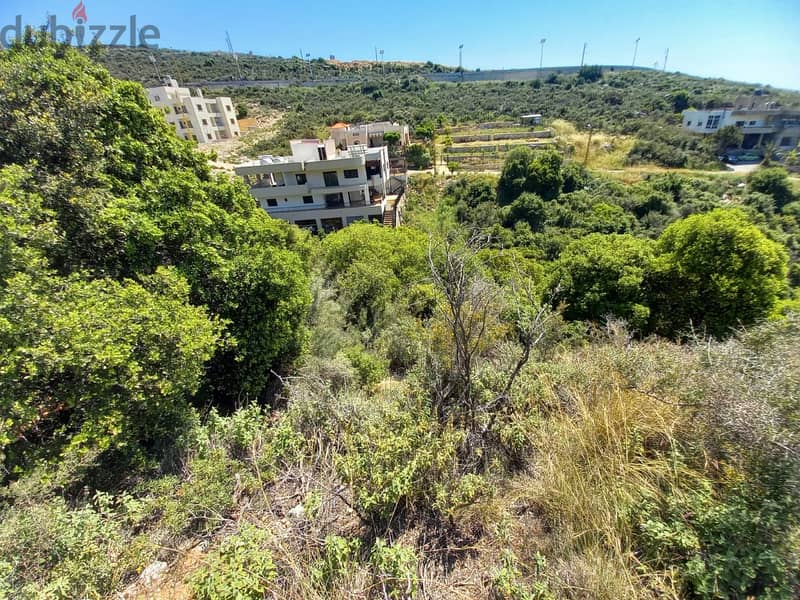 935m2 land + open Sea View for sale in Edde Batroun أرض للبيع في إده