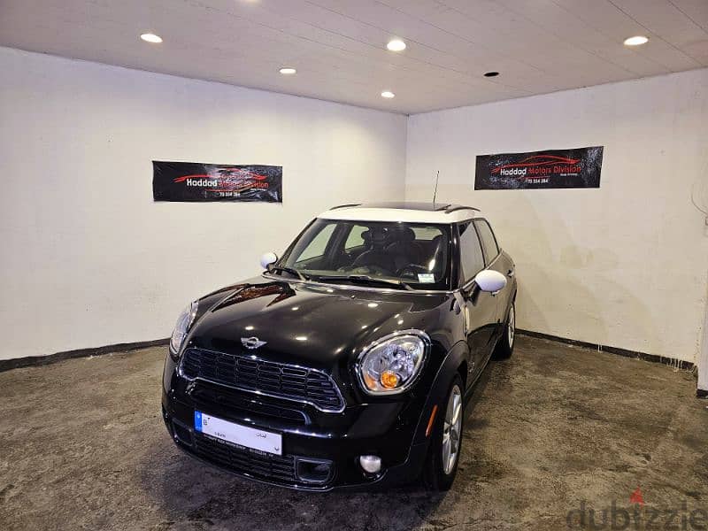 2013 Mini Cooper S Countryman All 4 Black/Black Clean Carfax Like New